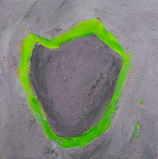 Body Continent V, Acryl auf Leinwand, 40x40 cm