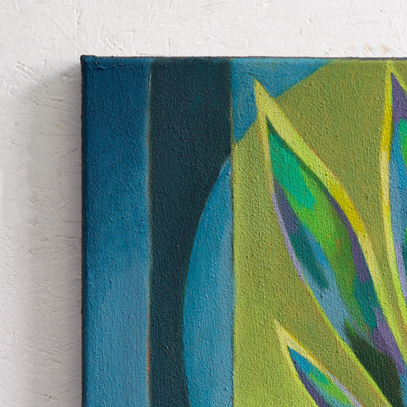 Sansevieria mit gelbem Himmel / Sansevieria with yellow sky